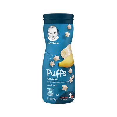 36元包邮  Gerber 嘉宝 星星泡芙三段 蓝莓味 42g *2件