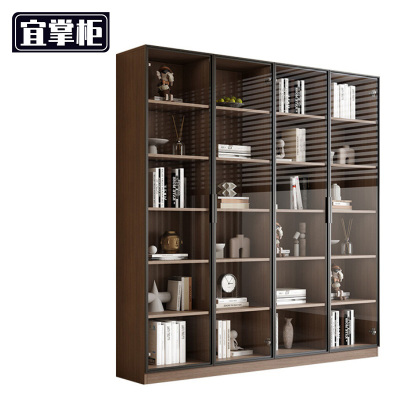 宜掌柜 落地书柜 四门六层 台
