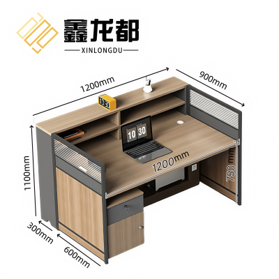 鑫龙都办公桌110cm张