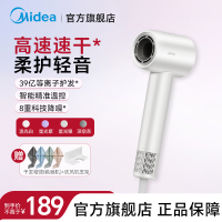 美的(Midea)高速吹风机 39亿等离子护发 家用吹风筒 杀菌除头螨电吹风 节日/生日礼物 FG208流光白