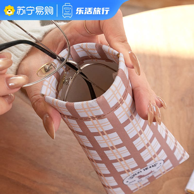 眼镜收纳包墨镜盒抗压便携女太阳镜自动闭合装眼镜的收纳袋1085