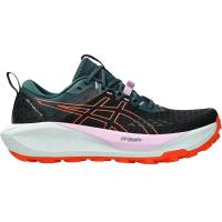 亚瑟士(ASICS)女士跑鞋缓震防滑耐磨越野训练鞋黑