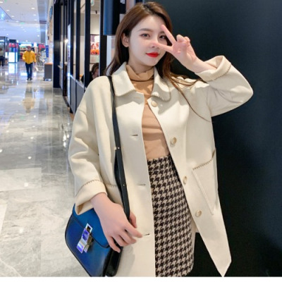 FISHBASKET森系外套女百搭小个子风衣2020新款中长款高端流行气质大衣风衣女