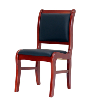 锦北 会议椅四脚老板椅办公椅麻将椅皮电脑椅中式酒店椅大班椅 XM401椅