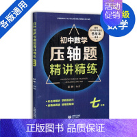 [正版]初中数学压轴题精讲精练 七年级7年级全一册 初一数学压轴题难题解题思路技巧专项训练 全国通用 上海教育出版社 中