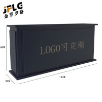 苏宁 金菲罗格 办公家具 可定制LOGO镀锌板花箱隔断种植箱 花箱140x30x60cm