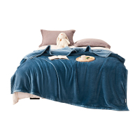 婵思 纯色雪貂绒保暖多功能盖毯