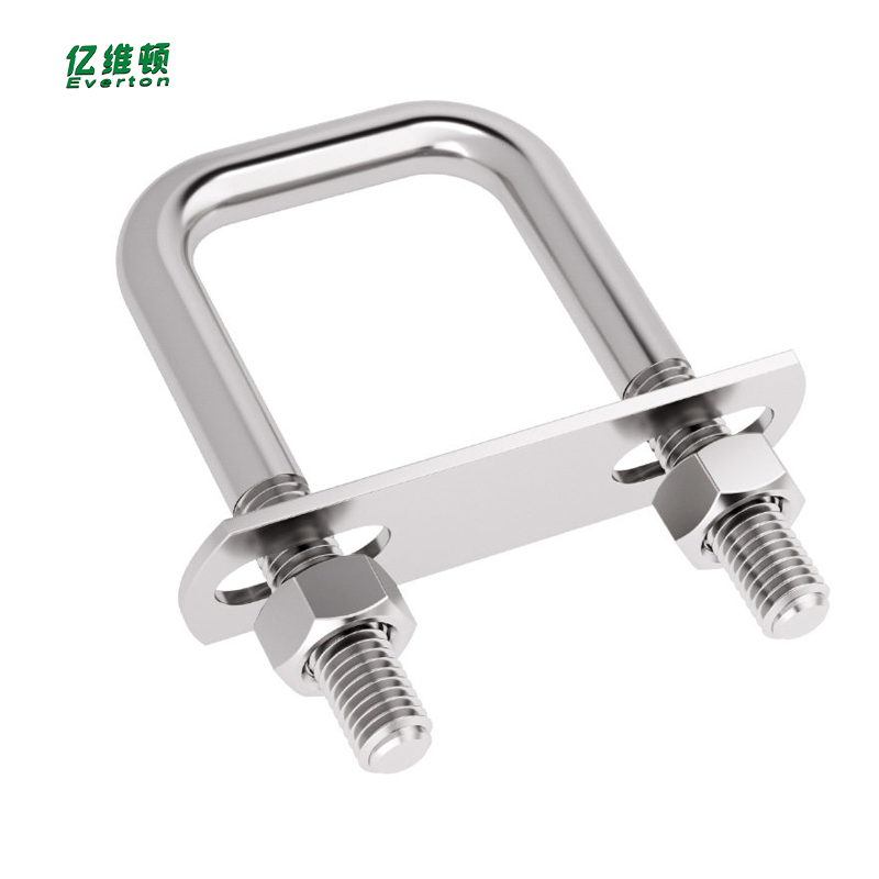 亿维顿 不锈钢直角U型卡 M8*50*100/个