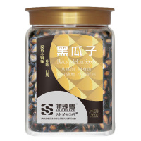 蒲臻善瓜子粒大仁香肉厚饱满满口清香罐装黑瓜子360g