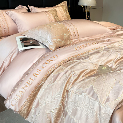 夏季冰丝四件套轻奢高档水洗天丝床单被套三件套床上用品2026新款