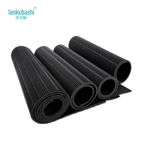 天空桥 绝缘胶皮 黑色条纹5mm*1m*10m 卷