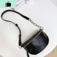 皮胸包女潮ins皮质网红腰包女2020新款时尚百搭女生斜挎饺子包NEW LAKE女斜挎包