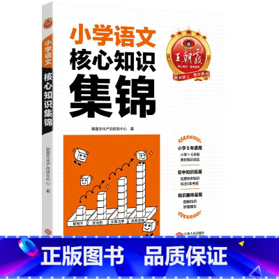 小学语文核心知识集锦 小学通用 [正版]王朝霞核心知识集锦语文数学英语知识大盘点一二三四五六年级小学知识大全手册人教版考