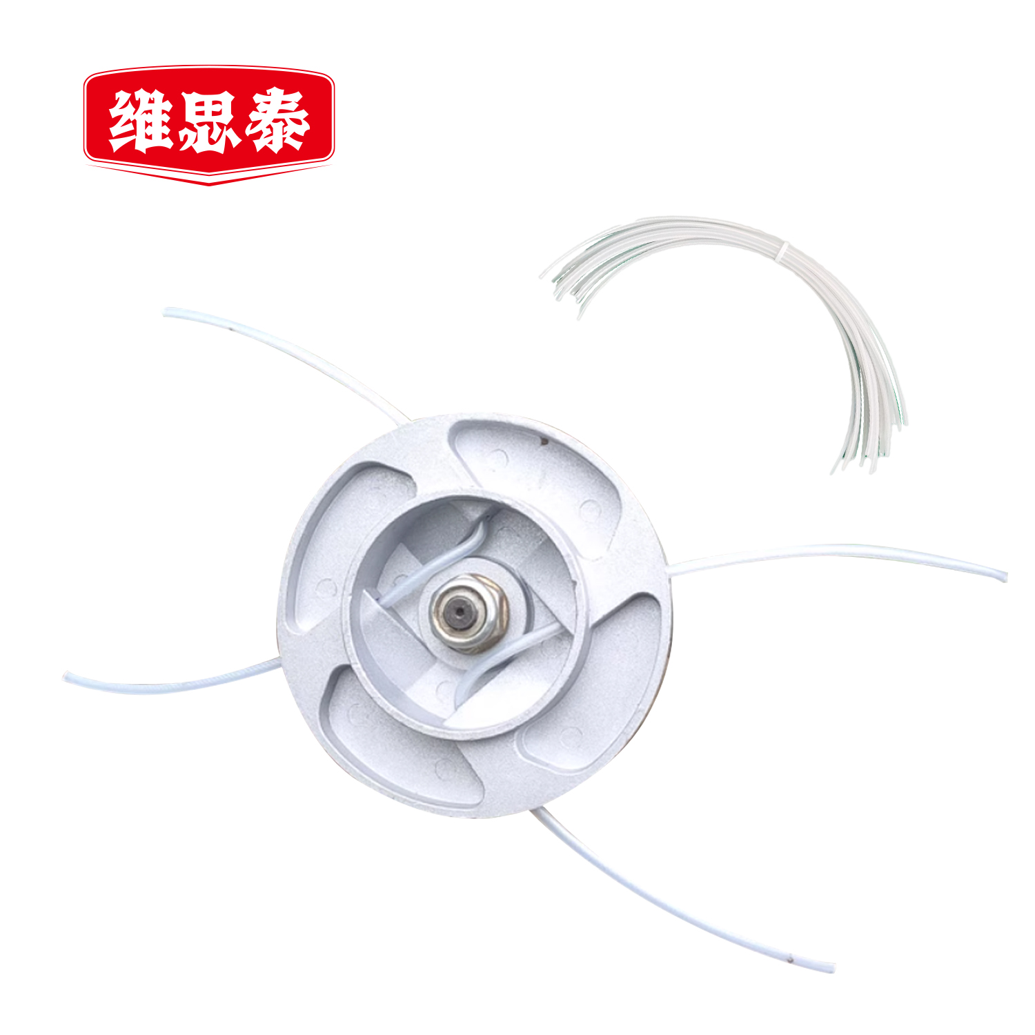 维思泰 汽油割草机电动割灌机打草机铝合金尼龙钢丝打草头 NGD-4(含20根钢丝打草绳)个