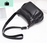 包包女2019新款水洗软皮宽肩带斜挎包中老年单肩包妈妈大容量女包NEW LAKE女斜挎包