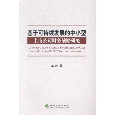 正版新书]基于可持续发展的中小型上市公司财务战略研究经济科学