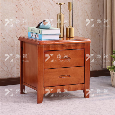 臻远 床头柜现代简约新中式家用卧室床边柜储物柜