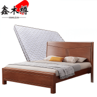 鑫木樽床+床垫120*200*104cm套