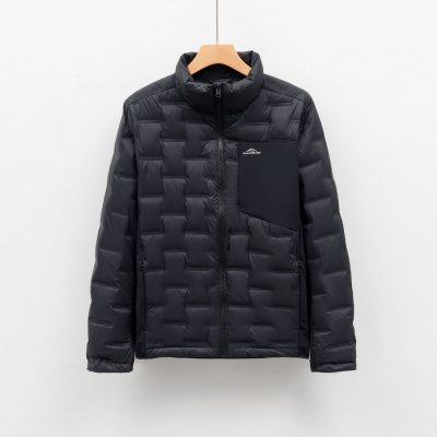 90绒新国标户外轻薄羽绒服男秋冬短款立领保暖上衣外套