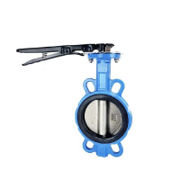 伟鹏双兴 手柄铸铁对夹式蝶阀 DN50乙丙/球墨阀板 台