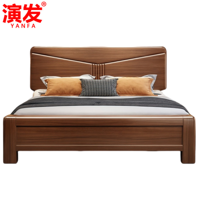 演发 床+床垫+床头柜 1.5米 套