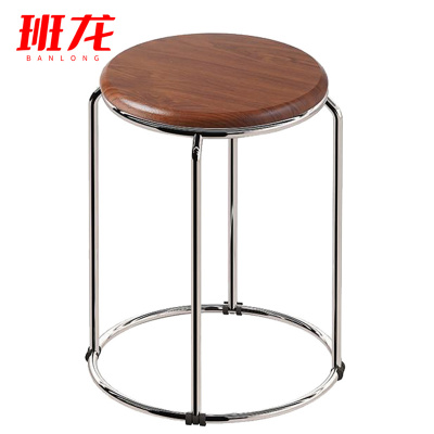 班龙餐凳36*36*45.5cm胡桃色个