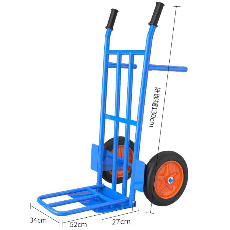 鑫睿辉 老虎手推车 1.3米14寸实心轮 台