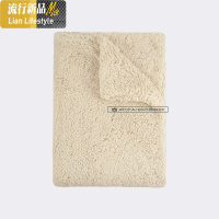 秋冬毛毯法兰绒毯子办公室午休毯空调毯沙发午睡毯纯色披肩加厚 三维工匠