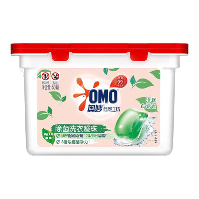 奥妙 自然工坊樱花甜香柔护 洗衣凝珠 50颗