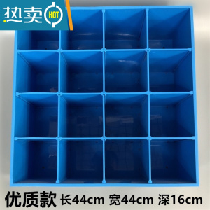 敬平挂壁式毛巾架汽车美容洗车店放毛巾格子柜理发店发廊墙面收纳柜盒 挂壁式毛巾收纳柜[蓝色]浴室置物架