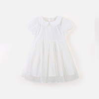 [1件3.5折]铅笔俱乐部童装2025夏装新款女童裙子儿童公主裙中大童表演服裙子
