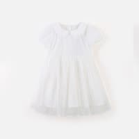 [1件3.5折]铅笔俱乐部童装2025夏装新款女童裙子儿童公主裙中大童表演服裙子
