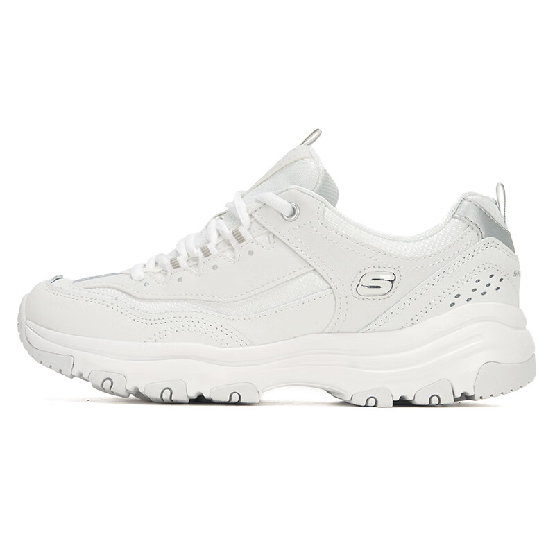 斯凯奇 女款休闲熊猫鞋 88888250/WHT-5.5 双