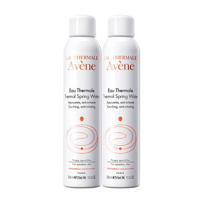 法国进口雅漾(Avene)舒护活泉爽肤水大喷雾300ml/瓶定妆化妆水补水保湿润肤调理舒缓肌肤两瓶装