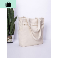 新款韩版时尚单肩手提大容量女包 棉帆布托特包NEW LAKE女士单肩包