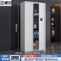 戴劲保密柜加厚文件柜智能锁资料柜档案柜铁皮柜通门无斗电子锁常规款0.6mm