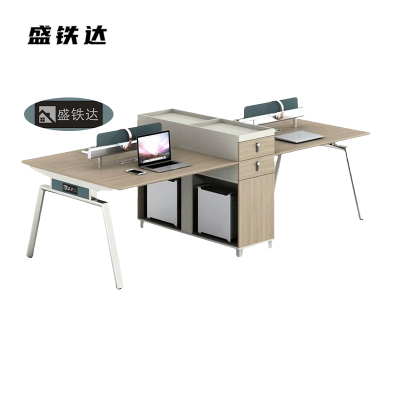 盛铁达 四人位办公桌2760*1200*1000mm STD-XXZP44 张