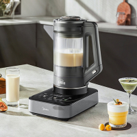 美的(Midea)可拆洗一键开盖多功能破壁机料理机豆浆机绞肉机榨汁机搅拌机婴儿辅食机高速低音预约定时破壁机