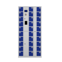 臻远 ZY-SJGB-33 手机充电柜寄存柜电子设备管理柜存包柜 30门刷卡款