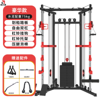 康力强ZH01小飞鸟龙门架综合训练器家用室内多功能健身器材卧推深蹲豪华款小飞鸟75kg环保配重