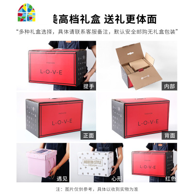 碗碟套装创意陶瓷餐具家用吃饭碗筷盘子网红ins北欧简约蓝色246人 FENGHOU 勺[白金]