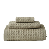 伊伊爱 蜂巢格方巾