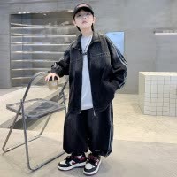 男童牛仔套装春秋款新款中大童休闲两件套儿童秋装衣服潮