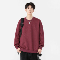 男士卫衣满天星秋冬季新款韩版潮流宽松情侣百搭圆领上衣男装