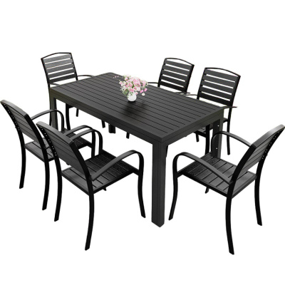 依韵珂户外桌椅150*80cm+6椅套