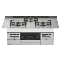 日本林内燃气灶SENCE 75嵌入式三眼灶煤气炉烤箱天然气RS71W36T2RVW银色玻璃