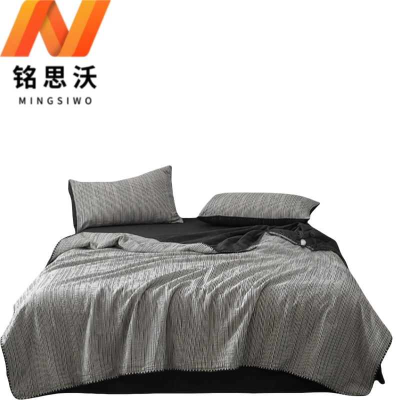 铭思沃双人被200*230cm条 黑条纹