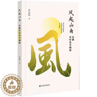 [醉染正版]风起山南 安徽农村改革溯源 李嘉树 著 经济理论、法规 经管、励志 社会科学文献出版社 正版图书