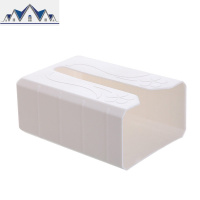 创意免打孔粘贴壁挂纸巾盒橱柜下纸巾挂架厨房用纸收纳架子纸巾架 三维工匠收纳盒