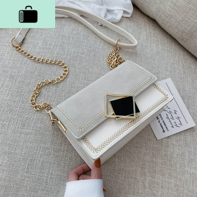洋气磨砂小包包女2020新款潮韩版百搭斜挎包链条包简约时尚小方包NEW LAKE女斜挎包